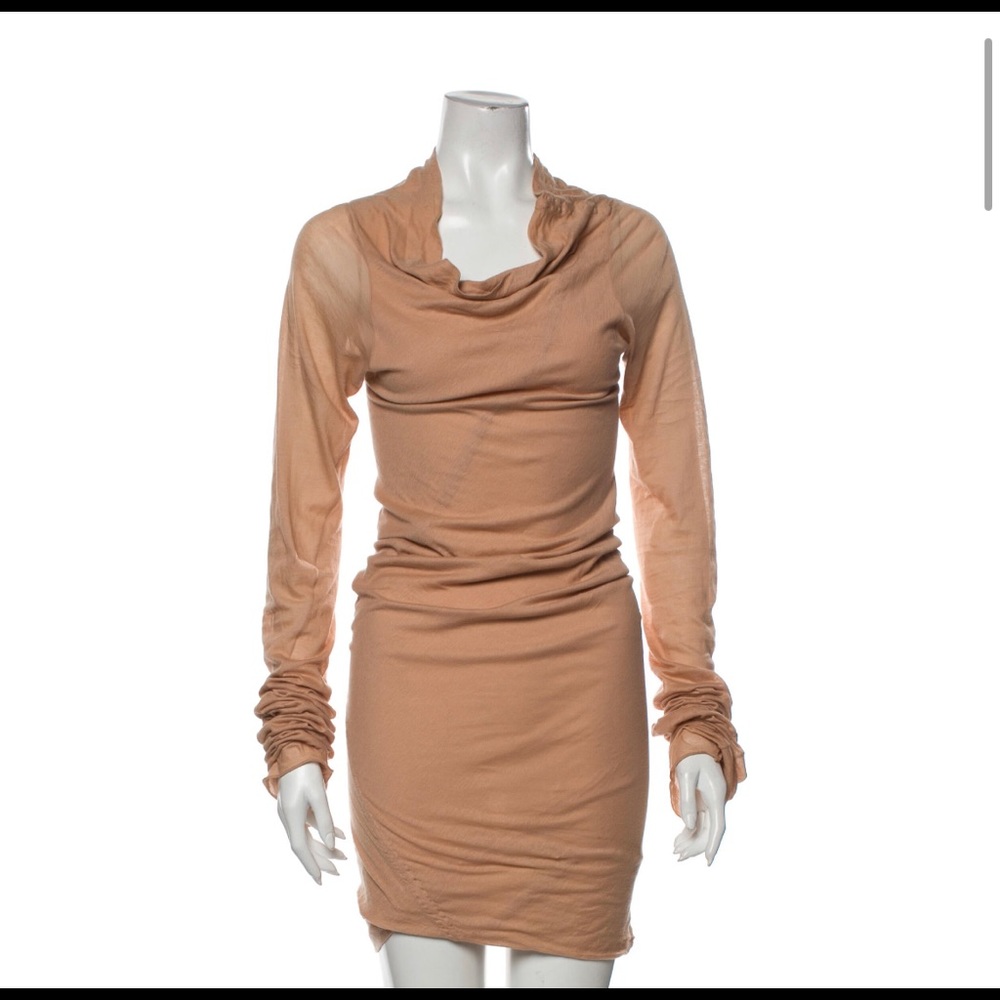 Rick Owens 2012 cowl dress